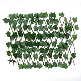 vidaXL Artificial Plant Grape Leaf on Expandable Trellis 180x20 cm Green
