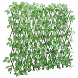 vidaXL Kunstplant klimop op latwerk uittrekbaar 180x30 cm groen