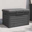vidaXL Kussenbox 73x50,5x46,5 cm polypropeen antracietkleurig