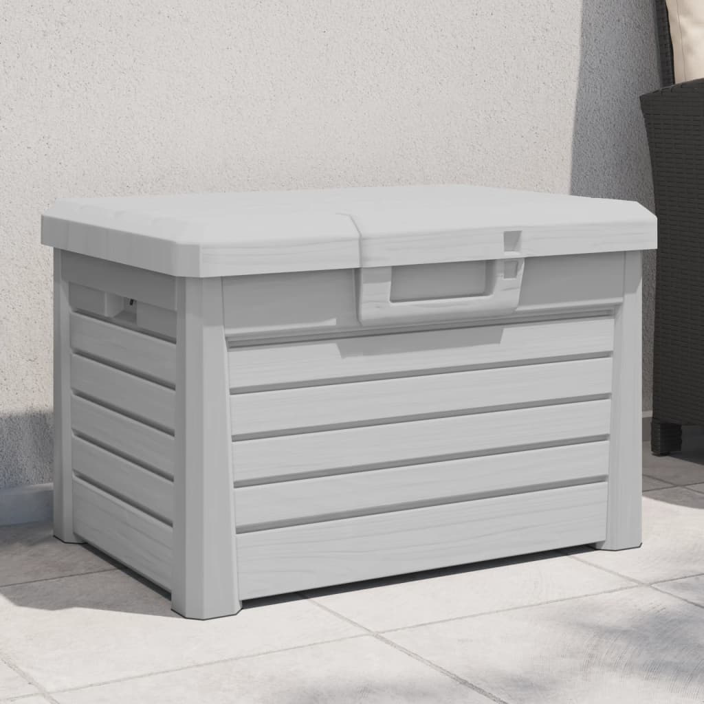 vidaXL Kussenbox 73x50,5x46,5 cm polypropeen antracietkleurig