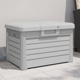 vidaXL Kussenbox 73x50,5x46,5 cm polypropeen antracietkleurig