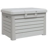 vidaXL Kussenbox 73x50,5x46,5 cm polypropeen antracietkleurig