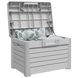 vidaXL Kussenbox 73x50,5x46,5 cm polypropeen antracietkleurig