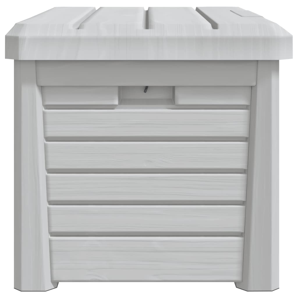 vidaXL Kussenbox 73x50,5x46,5 cm polypropeen antracietkleurig