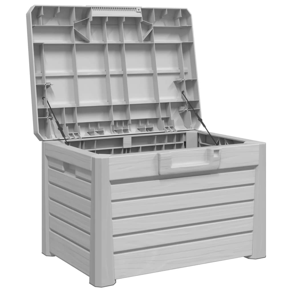 vidaXL Kussenbox 73x50,5x46,5 cm polypropeen antracietkleurig