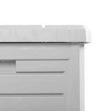 vidaXL Kussenbox 73x50,5x46,5 cm polypropeen antracietkleurig