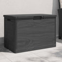 vidaXL Cushion Box 77.5x44.5x53 cm polypropylene anthracite