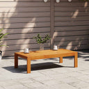vidaXL Garden Table 100x50x27 cm Solid Acacia Wood