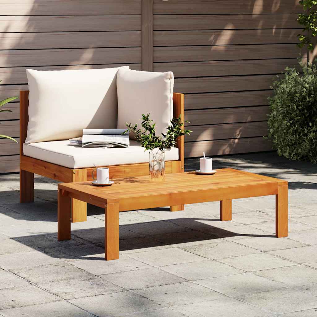 vidaXL Garden Table 100x50x27 cm Solid Acacia Wood