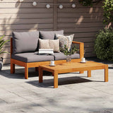 vidaXL Garden Table 100x50x27 cm Solid Acacia Wood