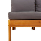 vidaXL Garden Table 100x50x27 cm Solid Acacia Wood