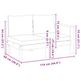 vidaXL Garden Table 100x50x27 cm Solid Acacia Wood