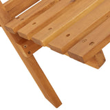vidaXL Tuinstoelen 2 st massief acaciahout en polypropeen grijs