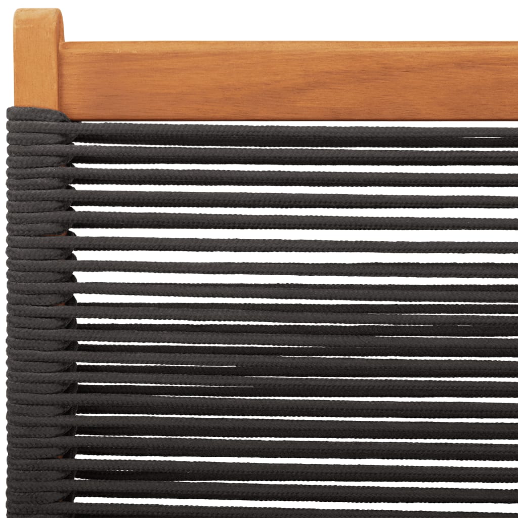 vidaXL Tuinstoelen 2 st massief acaciahout en polypropeen grijs