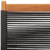 vidaXL Tuinstoelen 2 st massief acaciahout en polypropeen grijs