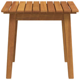 vidaXL Bijzettafel Bruin Massief Acacia Hout