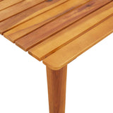 vidaXL Bijzettafel Bruin Massief Acacia Hout