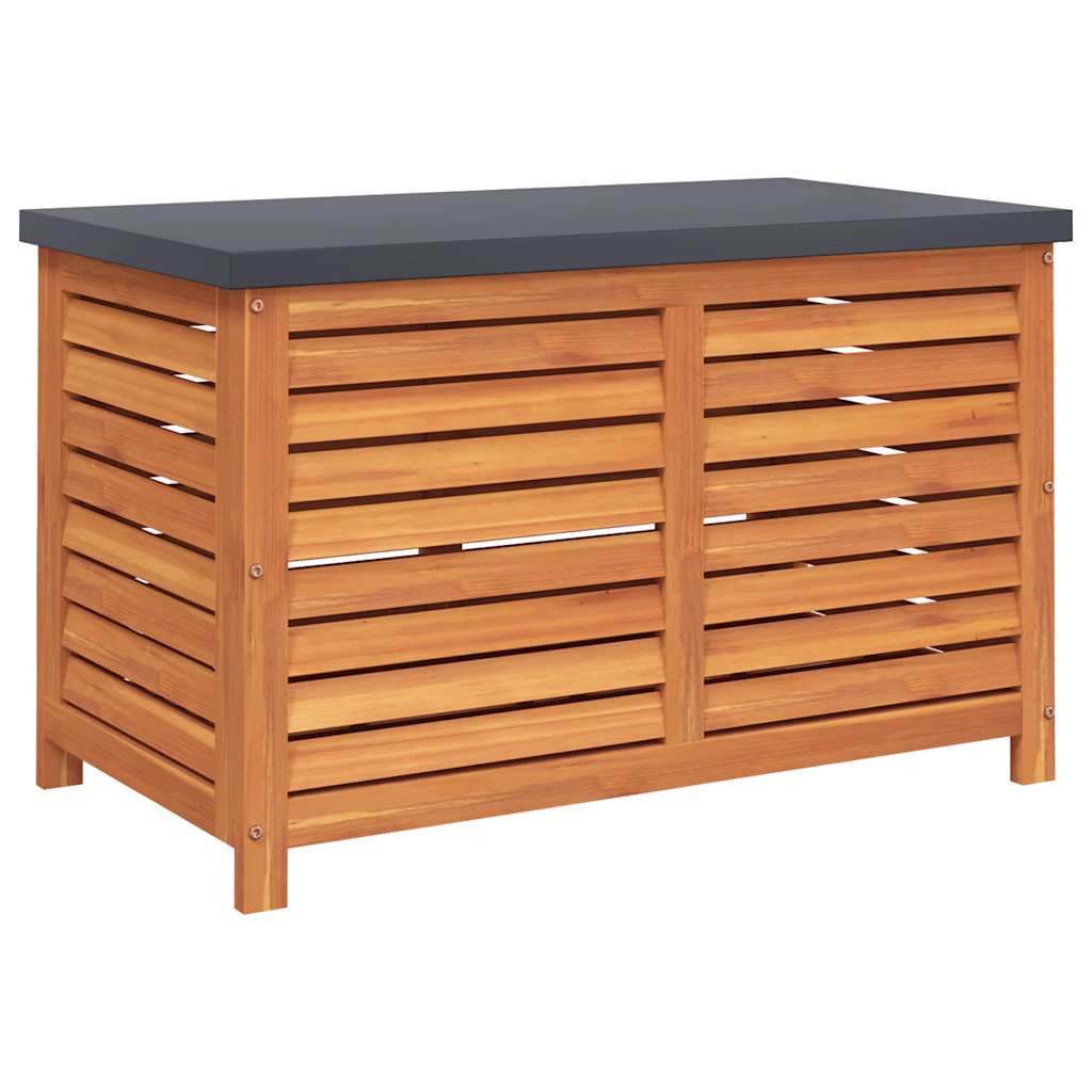 vidaXL Garden Storage Box 60x50x55 cm Solid Eucalyptus Wood