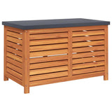 vidaXL Garden Storage Box 60x50x55 cm Solid Eucalyptus Wood