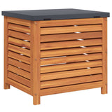 vidaXL Garden Storage Box 60x50x55 cm Solid Eucalyptus Wood