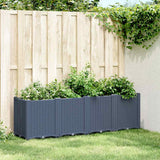 vidaXL Planter 160x40x53 cm polypropylene blue-grey