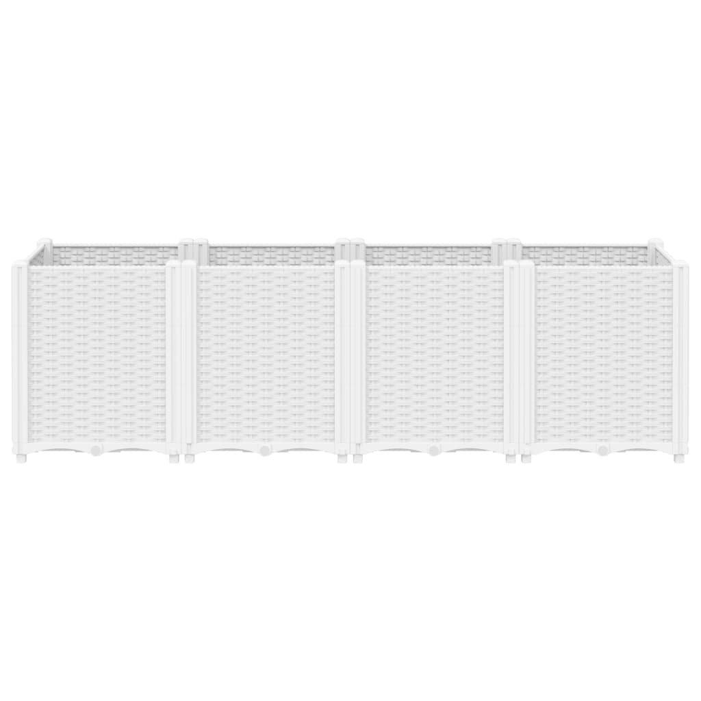 vidaXL Planter 160x40x53 cm polypropylene blue-grey