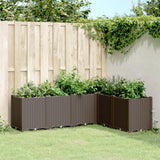 vidaXL Planter 160x40x53 cm polypropylene blue-grey