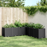 vidaXL Planter 160x40x53 cm polypropylene blue-grey