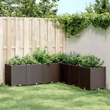 vidaXL Planter 160x40x53 cm polypropylene blue-grey