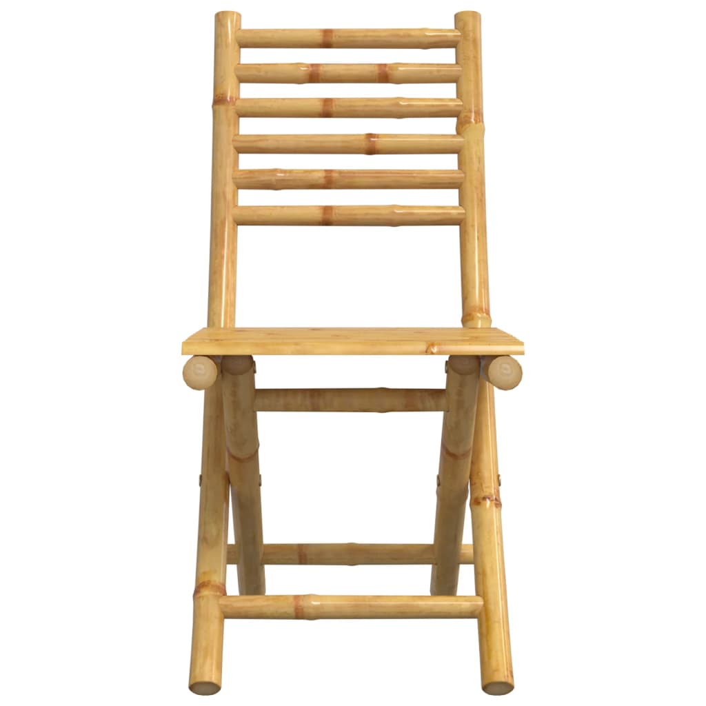 vidaXL Tuinstoelen 4 st inklapbaar 43x54x88 bamboe