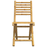 vidaXL Tuinstoelen 4 st inklapbaar 43x54x88 bamboe
