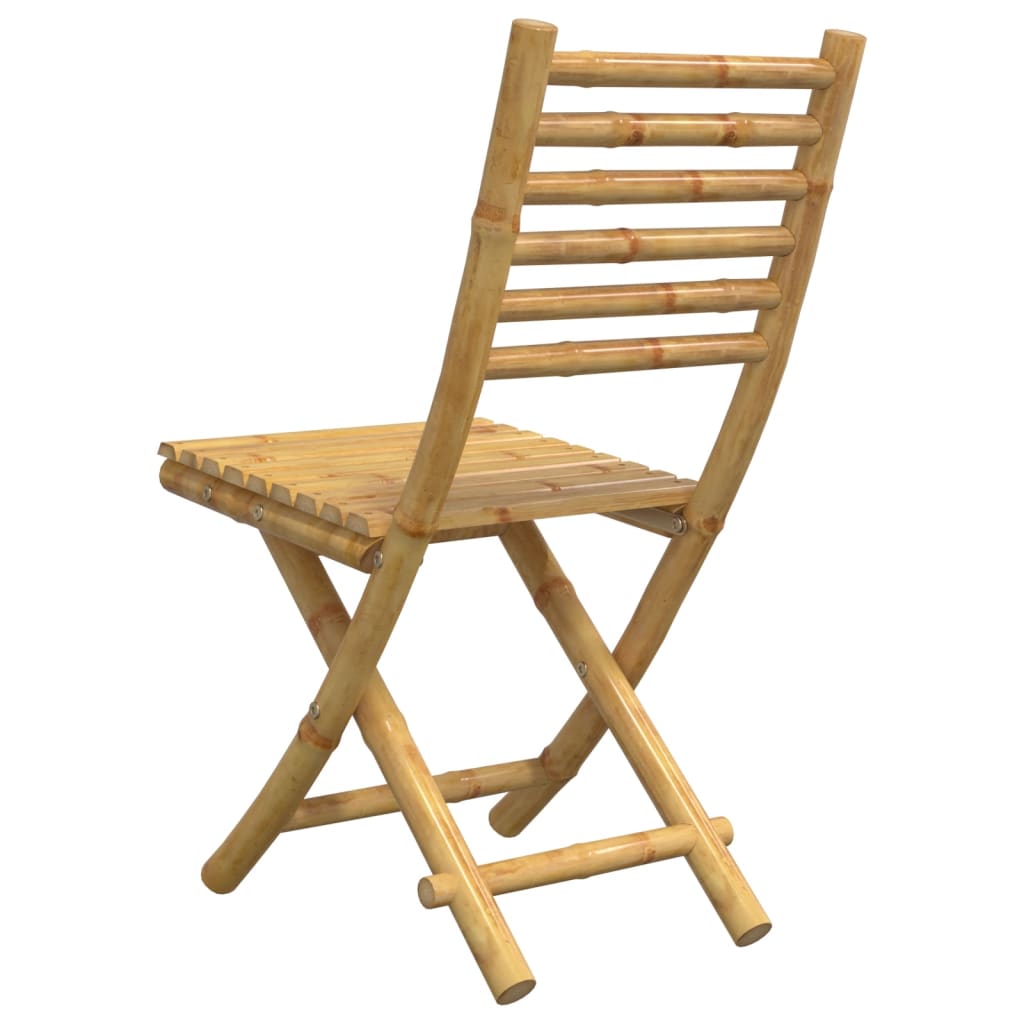 vidaXL Tuinstoelen 4 st inklapbaar 43x54x88 bamboe