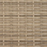 vidaXL Sun Lounger with Cushions Poly Rattan Black