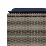 vidaXL Tuinstoelen met kussens 4 stuks Bruin Poly Rotan