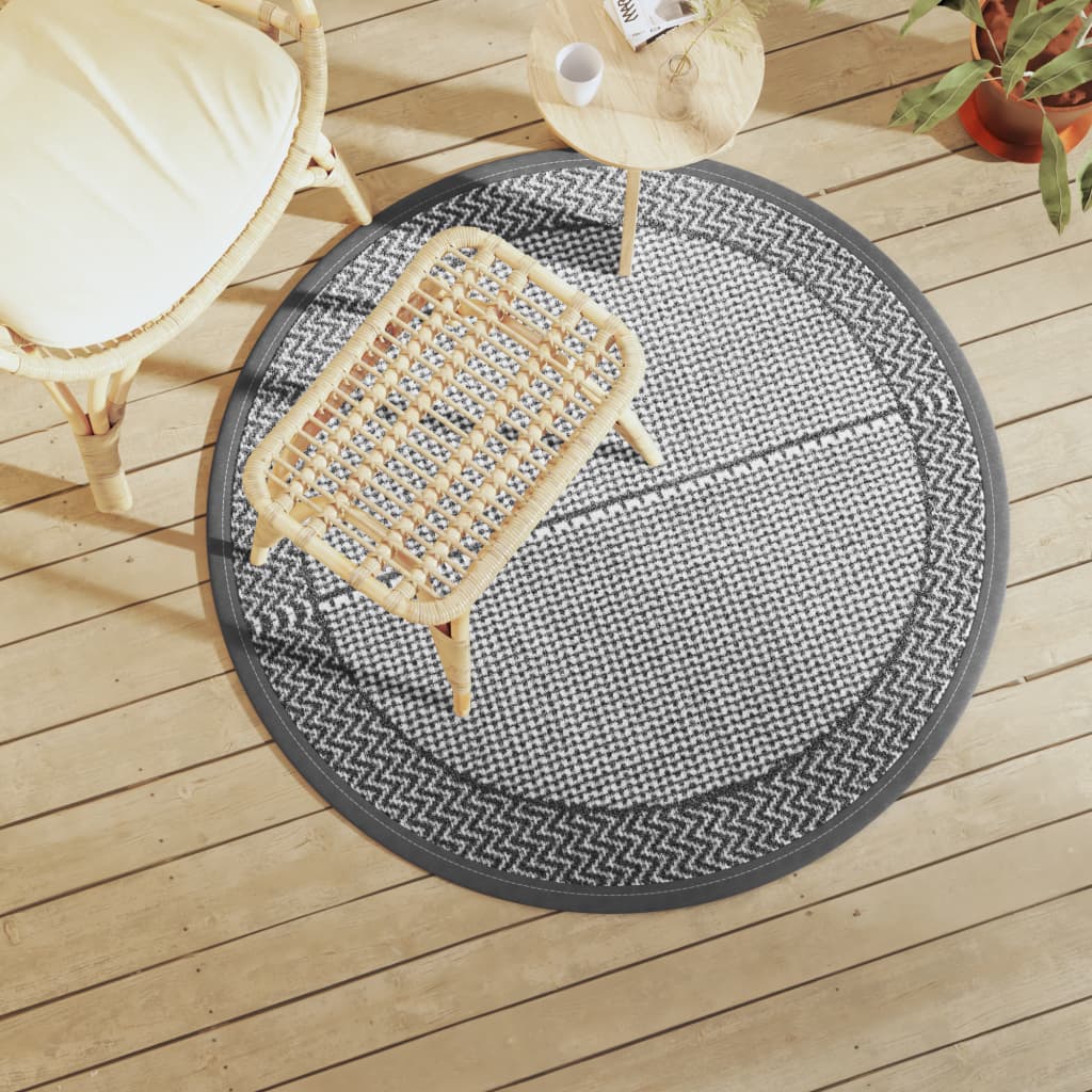 vidaXL Outdoor Rug 80x150 cm PP grey