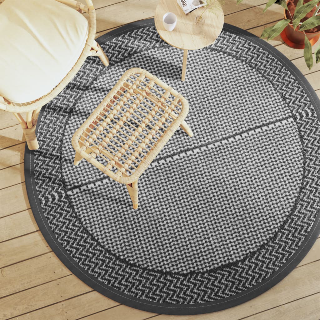 vidaXL Outdoor Rug 80x150 cm PP grey