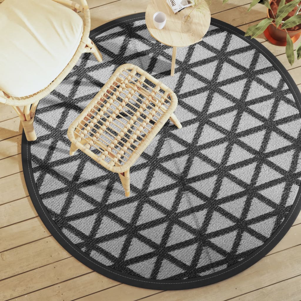 vidaXL Outdoor Rug 80x150 cm PP grey