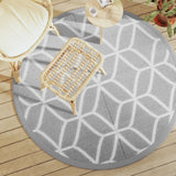 vidaXL Outdoor Rug 80x150 cm PP grey