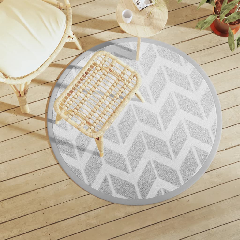 vidaXL Outdoor Rug 80x150 cm PP grey