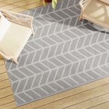 vidaXL Outdoor Rug 80x150 cm PP grey