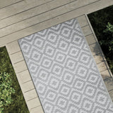 vidaXL Outdoor Rug 80x150 cm PP grey