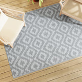 vidaXL Outdoor Rug 80x150 cm PP grey