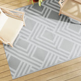 vidaXL Outdoor Rug 80x150 cm PP grey