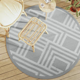 vidaXL Outdoor Rug 80x150 cm PP grey