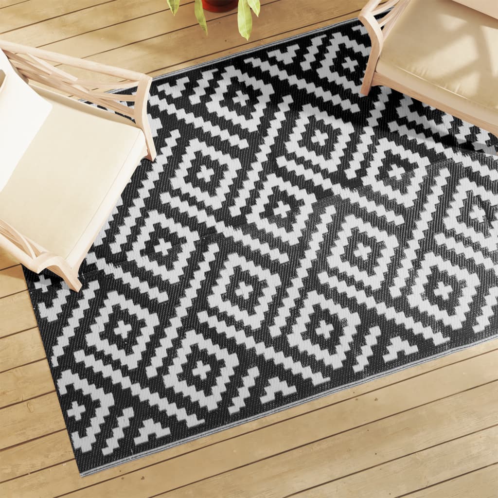 vidaXL Outdoor Rug 80x150 cm PP grey