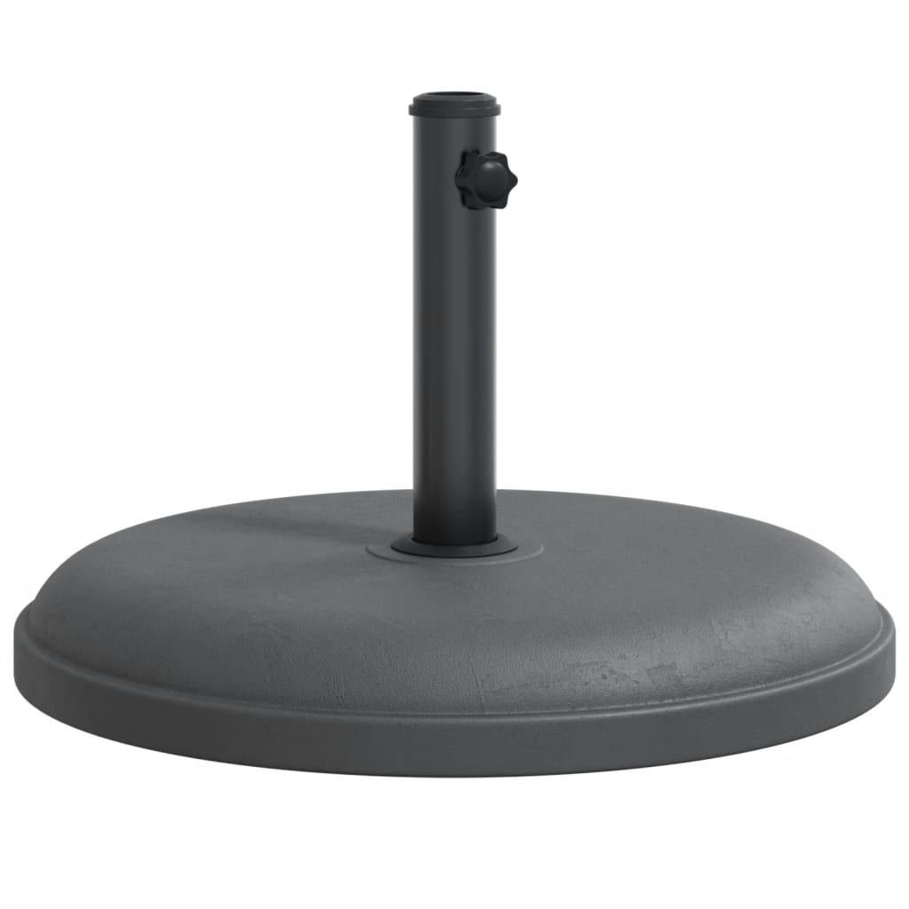 vidaXL Parasol Base for Poles Ø32/35/38 mm 25 kg Round