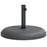 vidaXL Parasol Base for Poles Ø32/35/38 mm 25 kg Round