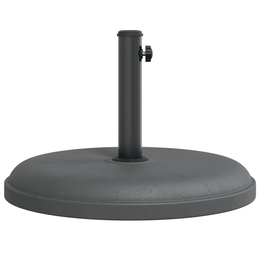 vidaXL Parasol Base for Poles Ø32/35/38 mm 25 kg Round