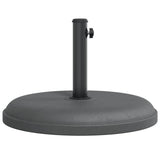 vidaXL Parasol Base for Poles Ø32/35/38 mm 25 kg Round
