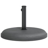 vidaXL Parasol Base for Poles Ø32/35/38 mm 25 kg Round